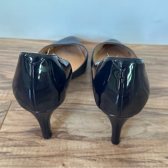 Franco Sarto Navy Patent & Smooth Leather Pointed Toe Women's Pumps Size 9 - Picture 4 of 7